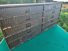 vintage east light nest of drawers collectors cabinet