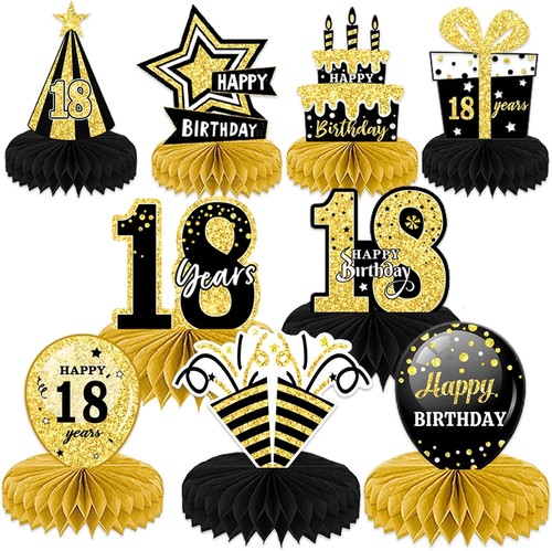 Elegant black gold 18th - elegant,