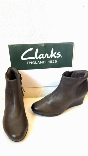 Clarks leather boots - boots, uk
