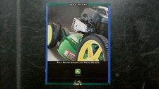 John Deere Brochure Walk-Behind Riding Mowers Lawn Equipment