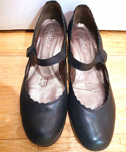 Gabor black leather - black,