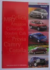 Toyota Brochure 1997: Celica,MR2,Hilux,Landcruiser,RAV4,Previa,Picnic,Camry,Star