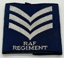 British Military Issue RAF Regiment Sergeant Uniform Rank Slide
