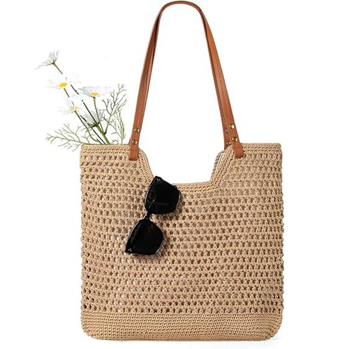 Women large boho woven - large,