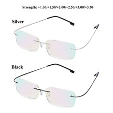 Rimless Presbyopic Eyeglasses