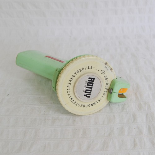 Vintage rotex rotoy - rotex, label