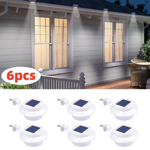 Led solar powered gutter - 6x,
