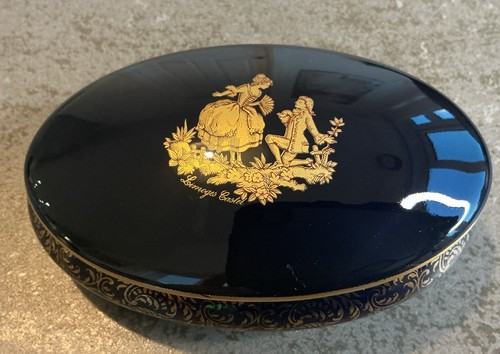 Limoges castel cobalt - cobalt, blue