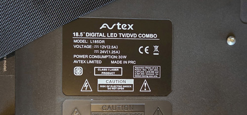 Avtex l185dr 5in - l185dr, 18.5in