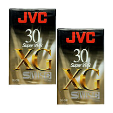 2 JVC XG 30 Min Super VHS-C
