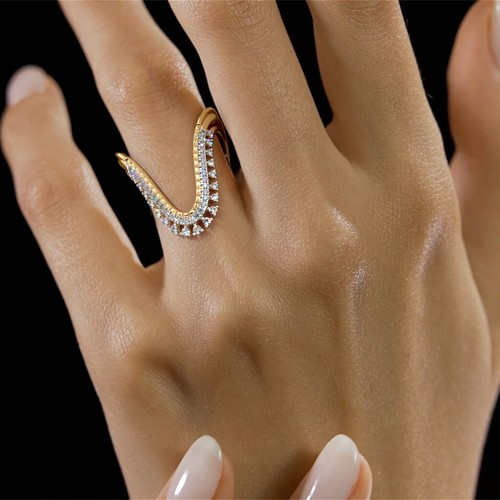 925 silver ring moissanite - silver, ring,