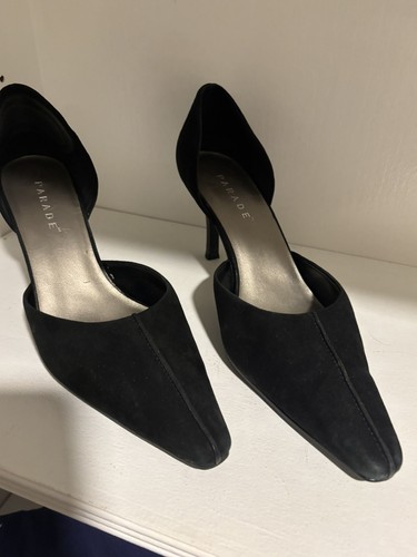 Vintage brlack luxe suede - vintage!,