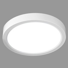 LED Round Small Ceiling Light, 12W Flat Ceiling Lights, Modern Flush Ceiling La
