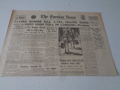 Ww2 wartime newspaper the - ww2,