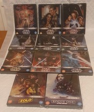 Star Wars 4K Steelbook Collection Episodes 1-9 UHD NEW AND SEALED