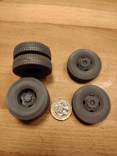 Model truck wheels 40mm - truck,