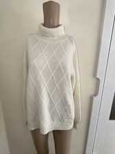 L Pure Cashmere Turtle Neck