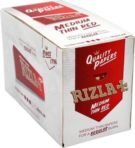 Red rizla rolling paper - red,