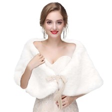 Women's Winter Bridal Faux Fur