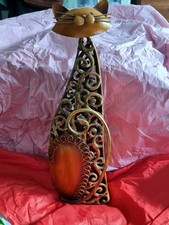 Tall Metal Cat Ornament