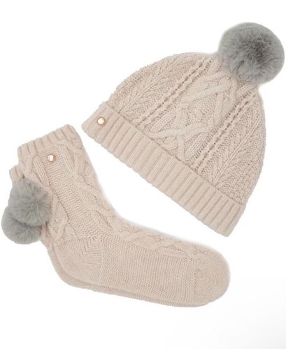 Ted baker knitted pom - pom, hat