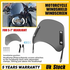 1x Motorbike Windscreen Windshield Fairing Screen 2 Bracket + 1 Screw Universal