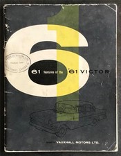 VAUXHALL Victor 61 Features Car Sales Brochure 1961 VX1298/1/61 Multi-Lingual