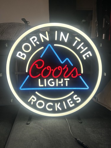 Neon born the coors - in,