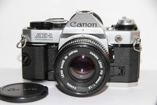 Canon AE-1 Program 35mm Film Camera 50mm Lens.Tested.Warranty.
