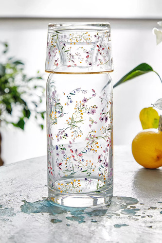 Boho floral motif bedside - motif,