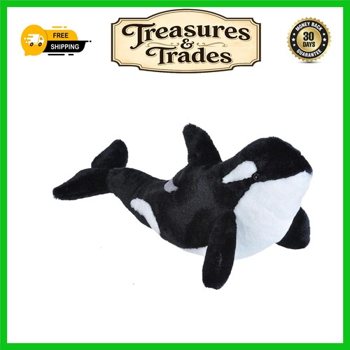 Adorable soft plush orca whale - soft,