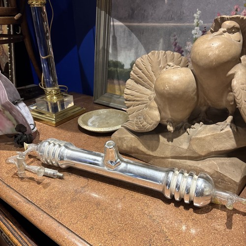 Vintage large mercury glass - mercury,