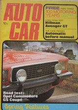 AUTOCAR magazine 5 April 1973