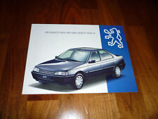 Peugeot 405 SR and 405 SRI and