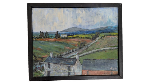Original framed plein air - plein,