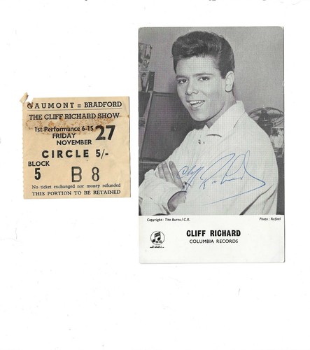 Original cliff richard signed - cliff,