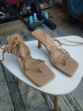 Zara Strappy Sandals. Light