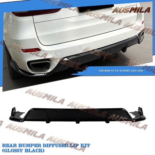 Gloss black rear bumper lower - gloss,