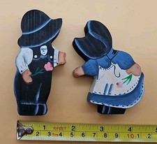 Vintage Hand Painted Wooden