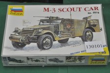 1/35 scale WW2 / ZVEZDA - M-3 scout car german model kit - (130101)