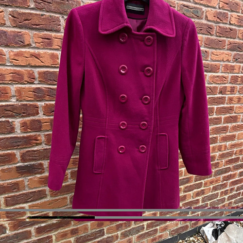 Bhs magenta pea coat - pea,