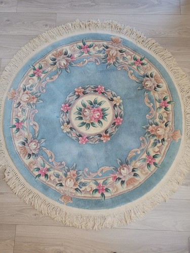 Vintage round rug cottagecore - vintage,
