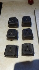 6 x DURAPLUG 5A CHASSIS / BAR MOUNTING SOCKETS. STAGE LIGHTING.