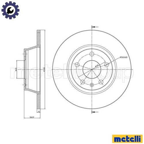 Brake disc 1021c for - disc,