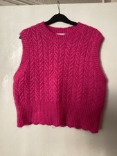 Cute Lady’s Zara Pink Tank Top Size Eur Large In Good Condition