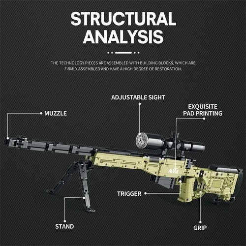 1336pcs military awm - 1336pcs,