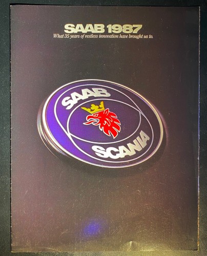 1987 saab full line - saab,