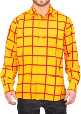 Sheriff Woody Cowboy Shirt Halloween Costume Cosplay  Toy Story Character Outfit