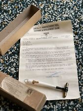 1950s Control Valve Tapper Aircraft Tool For Hobson Carburettors W/ Box & Letter