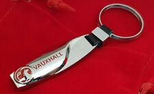 New Vauxhall Car Logo Teardrop Metal Keyring with Red Velvet Gift Pouch 